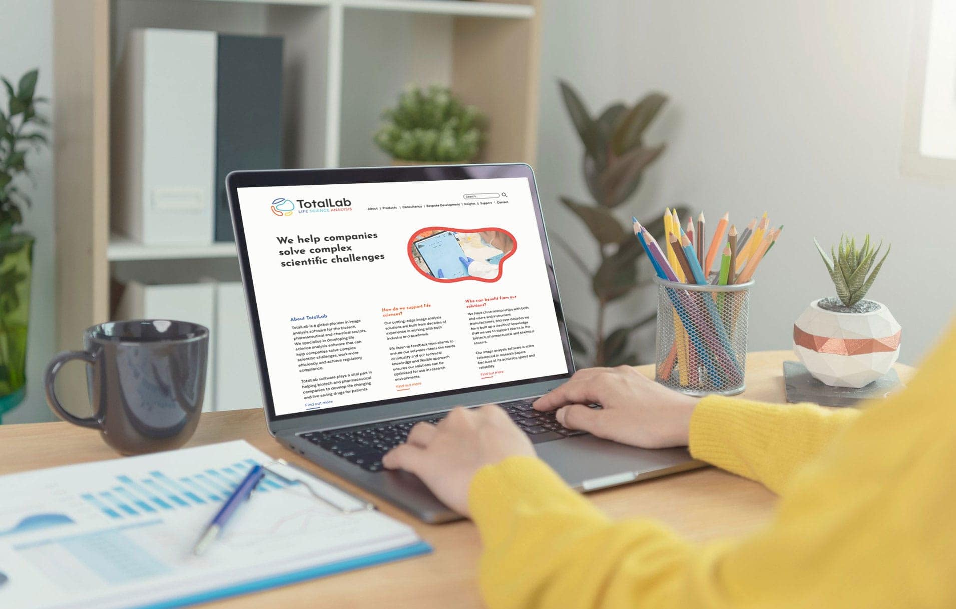 A fresh new look: developing the UI of TotalLab