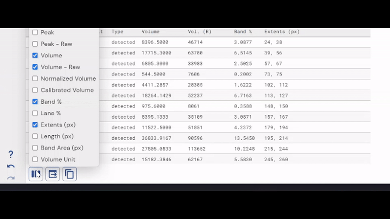 Export colony count data to Excel CSV